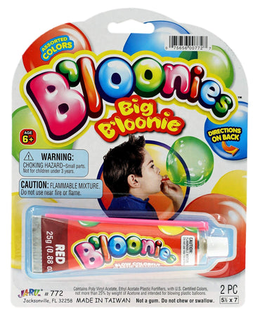 Ja-Ru Large B'Loonies Plastic Balloon Xxl (1 Tube) Great Original Bloonies Bubble Making.772-1