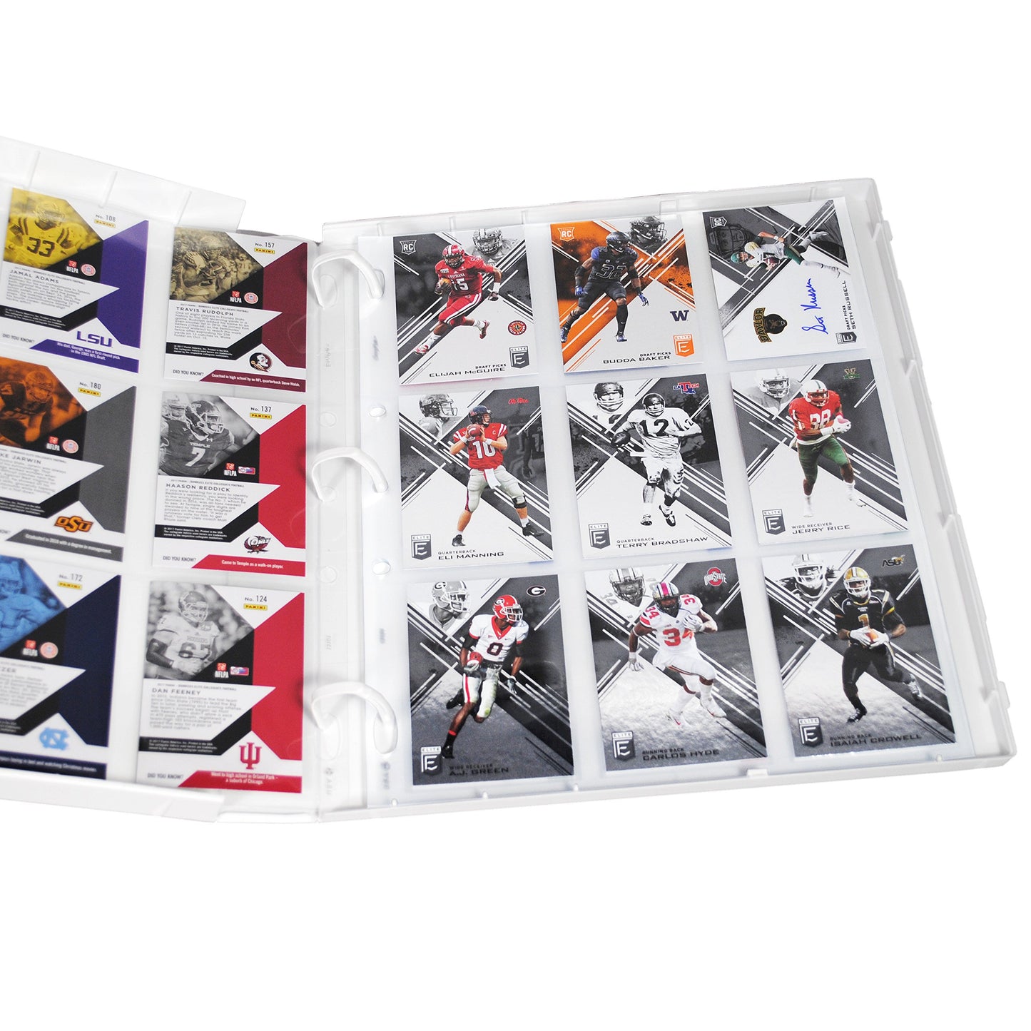 Unikeep Football Themed Trading Card Collection Binder With 20 Nine Pocket Trading Card Pages. Additional Pages Can Be Added.