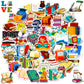 100 Pcs Book Stickers Bulk, Reading Stickers For Water Bottles, Library Stickers, Book Accessories For Reading Lovers, Vinyl Wat