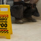Boxer Gifts Poo Warning Sign - Funny Gag Gift for Men - Plastic - Yellow - Model DK1005 - One Size