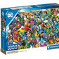 Clementoni - Impossible Puzzle - Dc Comics Justice League - 1000 Pieces - Difficult Puzzle For Adults With Superheroes, Made In