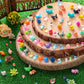 Barydat Mini Resin Animal Figures - 200 Pcs Multicolor Variety for Garden Decor, Christmas & Easter Gifts, Model SIJ-Barydat-3715