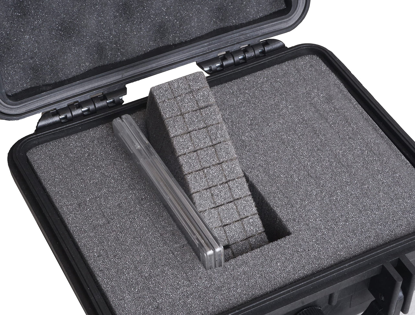 Case Club Graded Card Storage Box Fits Up To 34 Card Slabs, Or 100+ Sleeve Top Loaders- Travel Case Fits Pokemon, Mtg, & Sports Trading Cards In Waterproof Exterior With Customizable Foam Interior