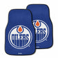Fanmats 10388 NHL Edmonton Oilers Front Row Nylon Carpet Car Mat - 2 Piece