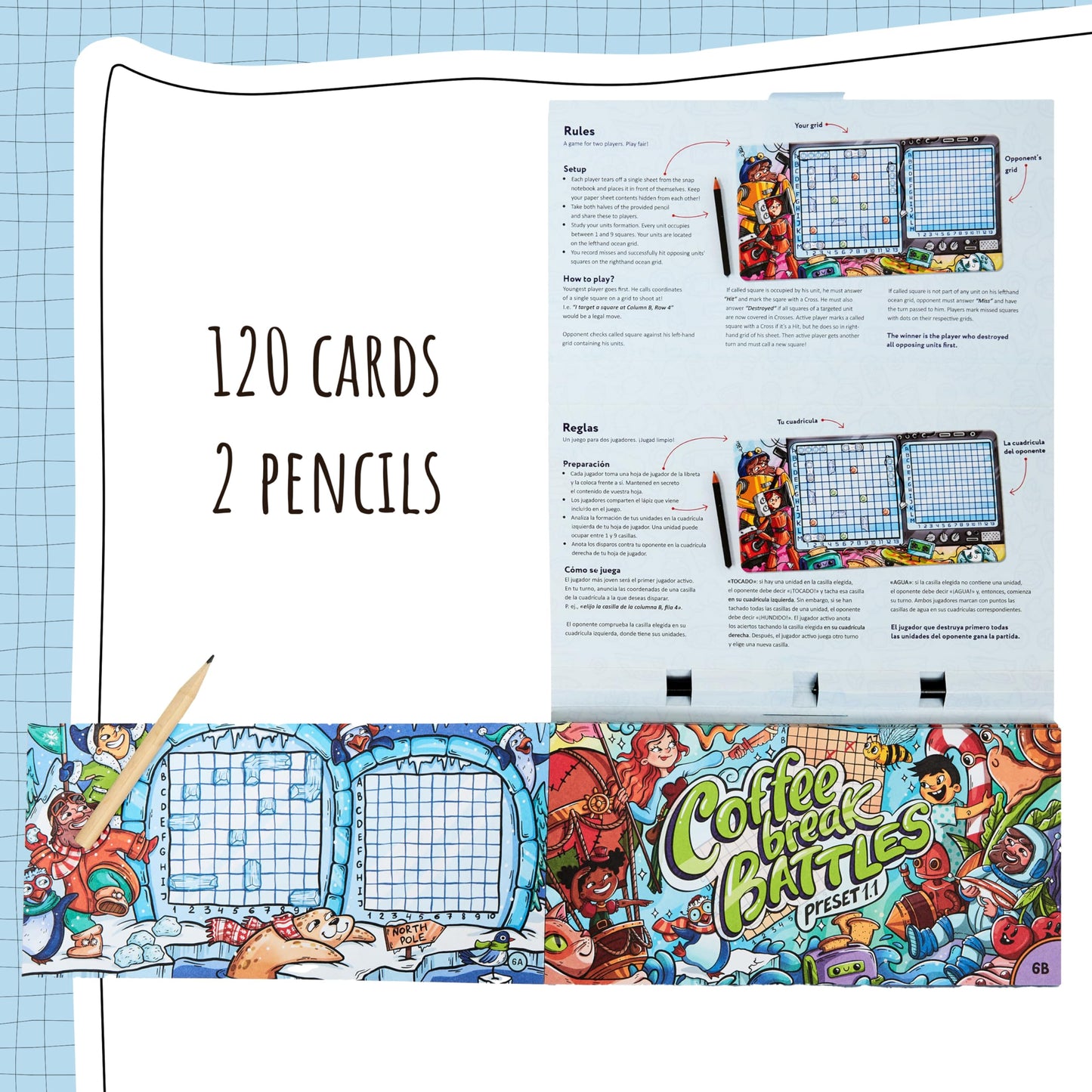 Coffee Break Battles | Family Board Game | Board Game For Adults And Family | Adventure Board Game | Ages 4+ | For 2 Players | Average Playtime 20 Minutes