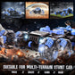 8Wd Gesture Sensing Stunt Rc Cars - 2.4Ghz Hand Controlled Drift Car With Spray, Light & Sound, 360 Rotation Transform Climbing