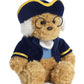 Aurora® Snuggly Ben Franklin Bear Stuffed Animal - Comforting Companion - Imaginative Play - Brown 10 Inches