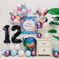 Smlpuame 40 Inch Number Balloon 0-9 Black Large Number 12 Balloons,Digital Balloons For Birthday Party Celebration Decorations S