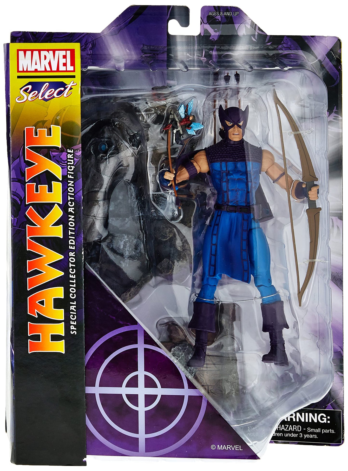 Diamond Select Toys Marvel Classic Hawkeye Action Figure