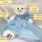 Kinnex Collections Since 1997 20'' Quince Anos Quinceanera Last Doll Teddy Bear With Dress (Centerpiece) ~ Arc16831-11R (Yellow)