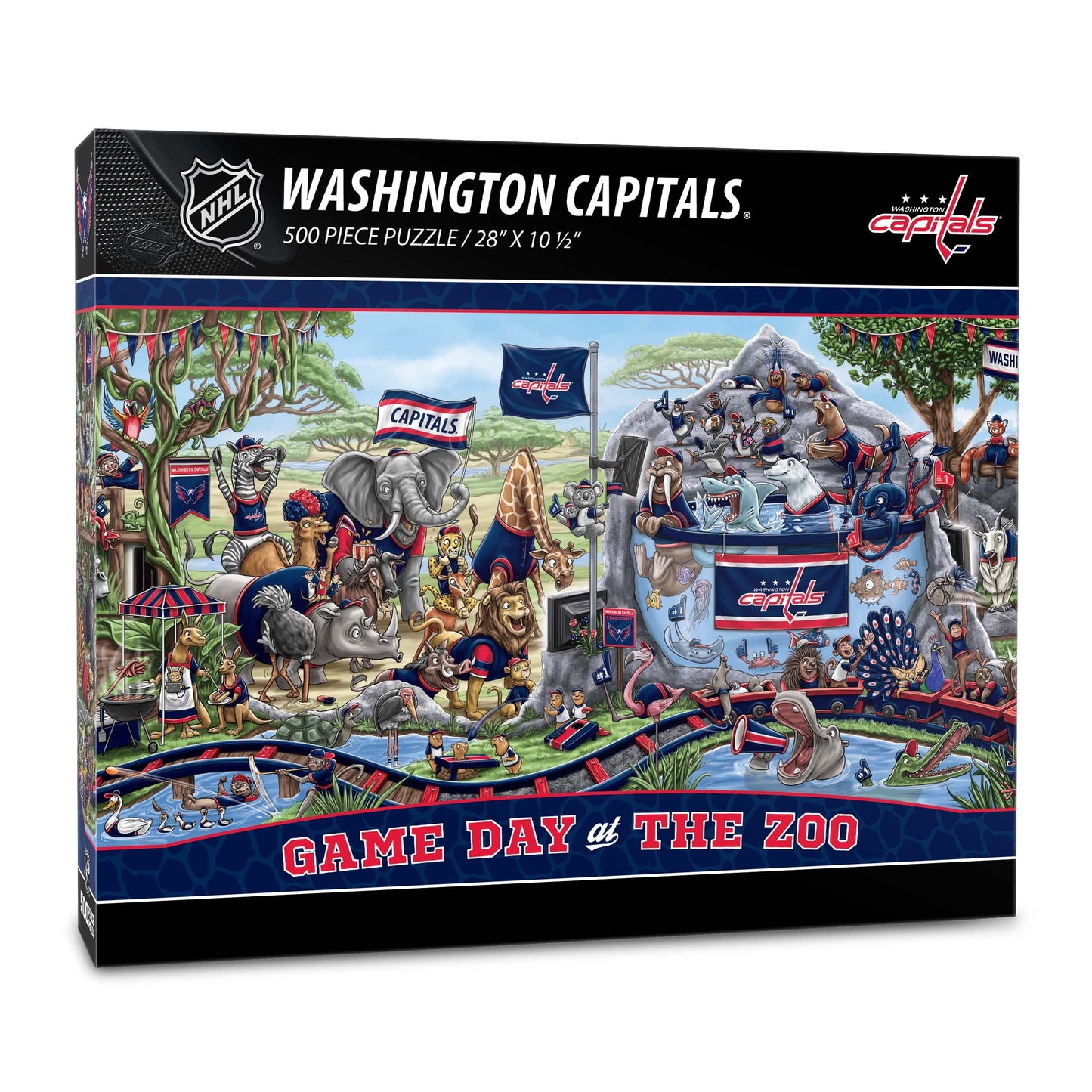 YouTheFan NHL Washington Capitals Game Day at The Zoo 500pc Puzzle