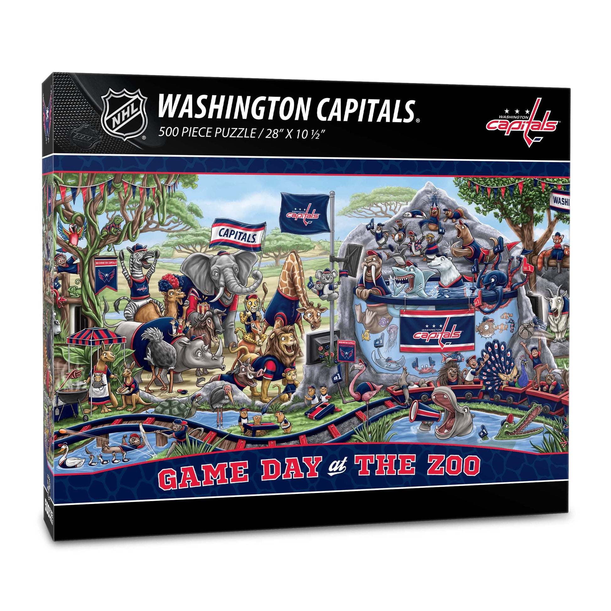 YouTheFan NHL Washington Capitals Game Day at The Zoo 500pc Puzzle
