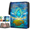 TCGUARD Trading Card Binder for MTG/YGO/PTCG/Game Cards  Holds 900 Cards enhanced Collector Card Album for Standard Cards Toys Gifts for Kids (9 Pocket  Blue)