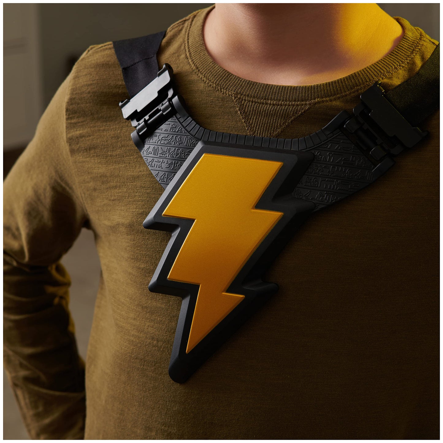 Dc Comics, Black Adam Guardian Suit, Cape And Chest Plate, Black Adam Movie Kids Roleplay Costume For Boys And Girls Ages 4 And Up
