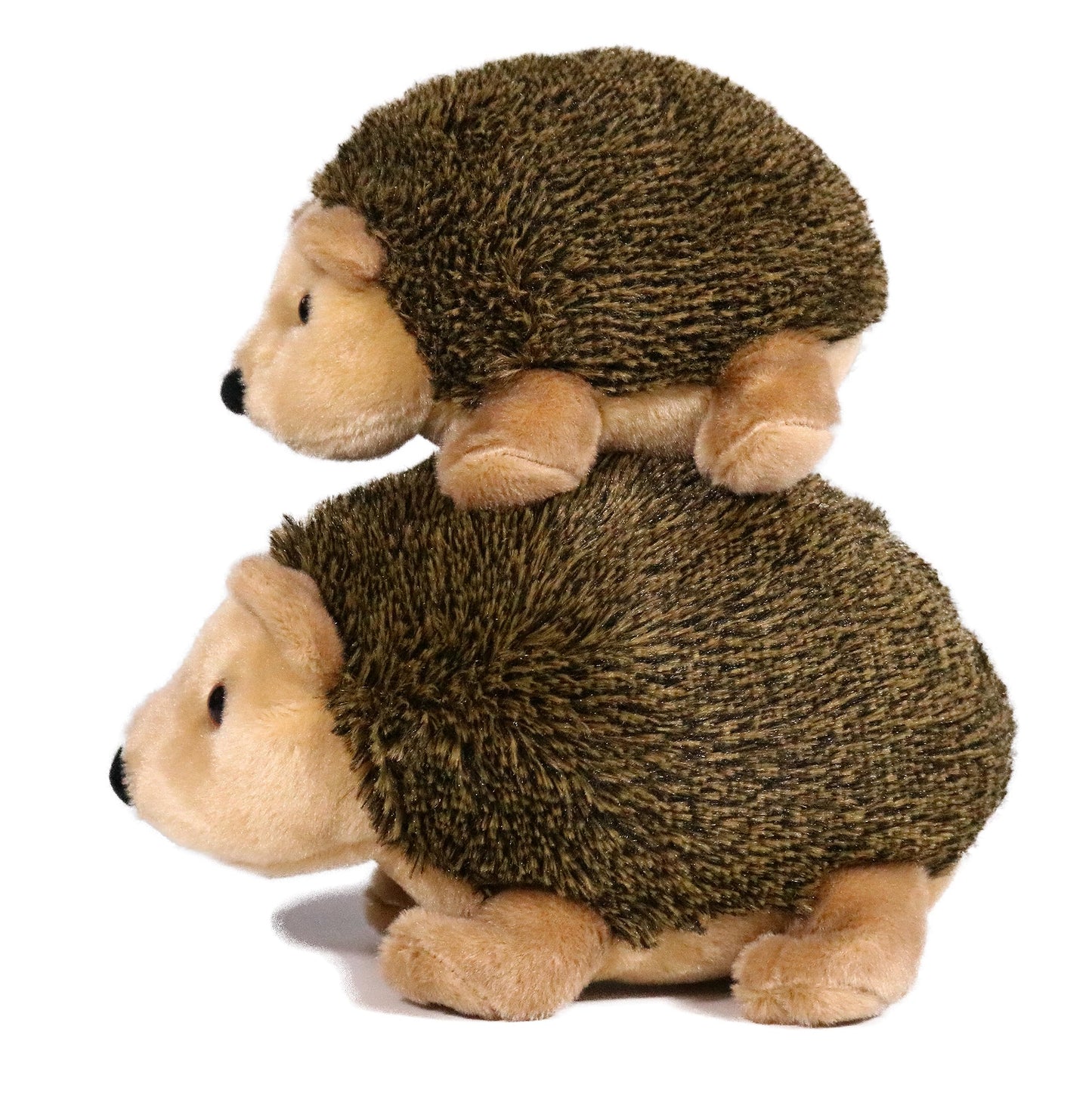 Ice King Bear Mom And Baby Stuffed Animals Set Zoo Wild Animals (Hedgehog)