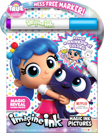 Bendon 42754 True & The Rainbow Kingdom Imagine Ink Magic Ink Pictures, Multicolor