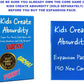 Kids Create Absurdity-Expansion Pack -150 New Cards (Core Game Sold Separately) Now Even More Hilarious To Play With Friends And Family!
