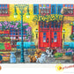 Artist Joseph Burgess - 300 Piece Puzzles for mature-themeds - Fall Joy in The Town - Jigsaw Puzzles Large Piece