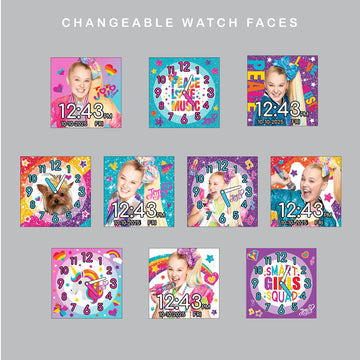 Accutime Kids Nickelodeon Jojo Siwa Educational, Touchscreen Smart Watch Toy For Girls, Boys, Toddlers - Selfie Cam, Learning Games, Alarm, Calculator, Pedometer & More (Model: Joj4252Az)