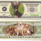 American Art Classics Chihuahua Million Dollar Novelty Bill Collectible - Collectible Novelty Million Dollar Bill In Currency Holder - Fun Gift For Chihuahua Lovers