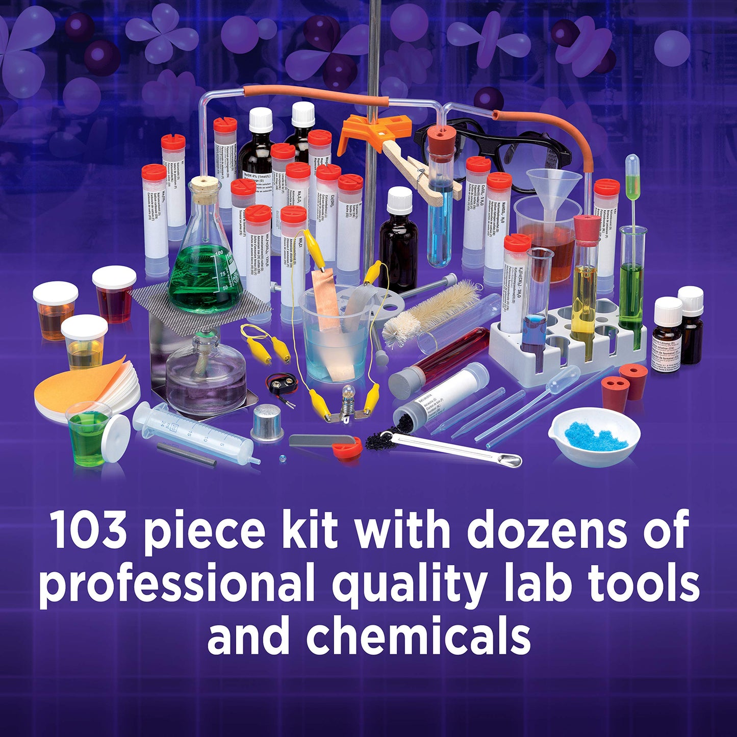 Thames & Kosmos Chem C3000 (V 2.0) Chemistry Set | Science Kit With 333 Experiments & 192 Page Lab Manual, Student Laboratory Quality Instruments & Chemicals, Multi, 21.3' Large X 7.2' W X 14.6' H (640132)