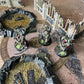 Jucoci Objective Point Markers 6Pcs Set Objective Marker Compatible With Wh40K Wargame (Miniature Not Included)