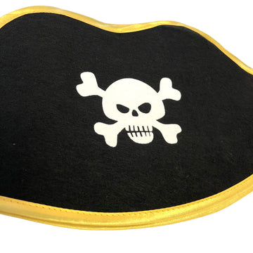 Liontouch - Pirate Hat - Captain Red Stripe | Age 3-8 Years - One Size Fits All | Pretend Play Toy For Kids & Toddlers with Skul