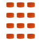 Couver Kids Children 1 Inch - Dark Orange Cotton Terry Cloth Wristband for School, Church, YMCA Activities or evens(6 Pairs)