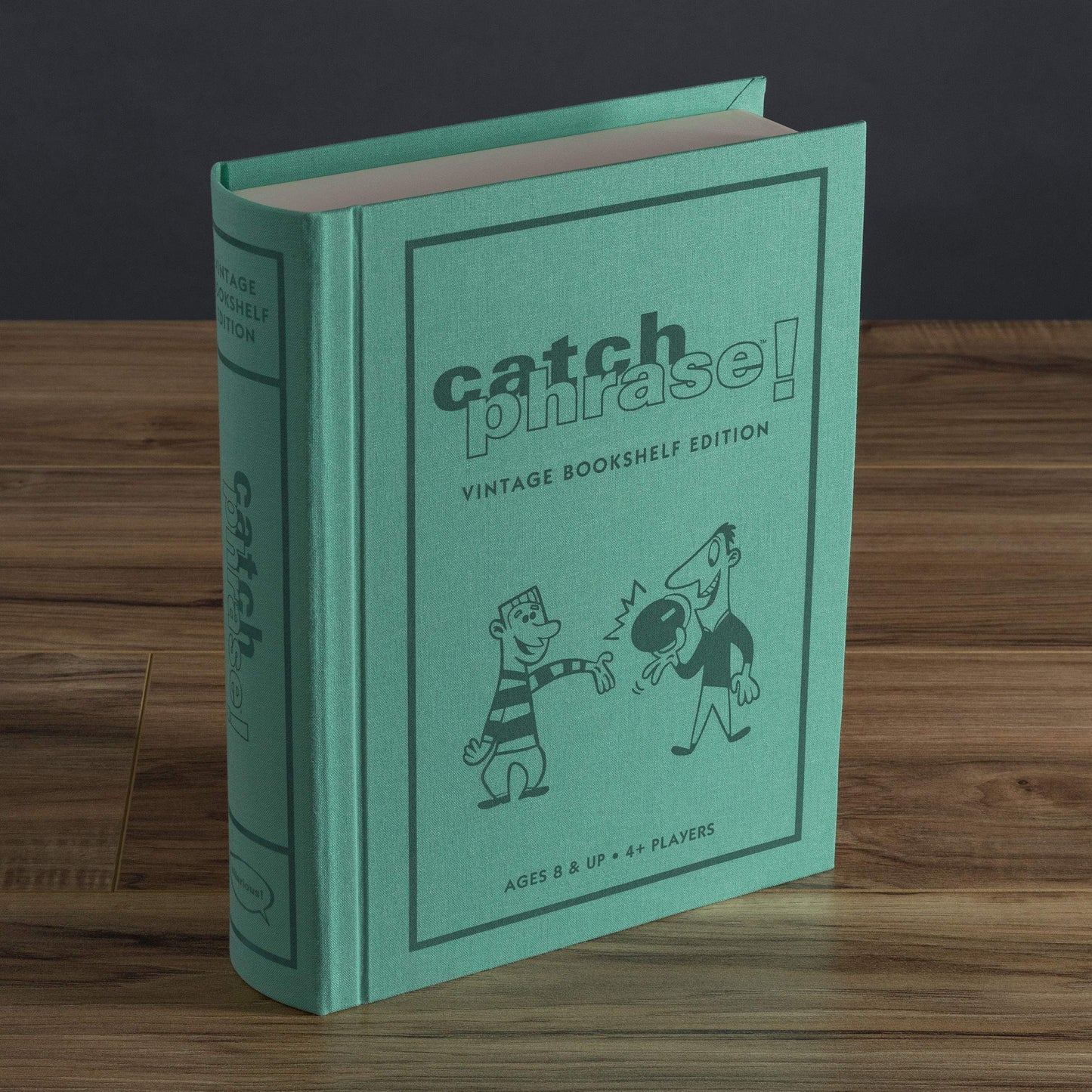 WS Game Company Catch Phrase Vintage Bookshelf Edition - Model 29490, Linen Material, Classic Game for Family Fun