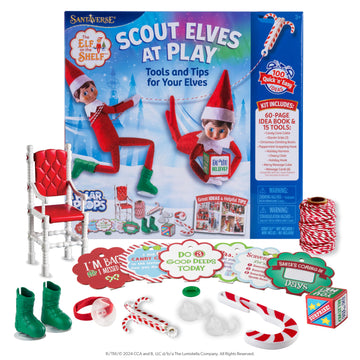 The Elf on the Shelf Elves at Play Tools and Tips for Your Scout Elf - 60-Page Guide Book with 100+ Quick and Easy Ideas and 15 