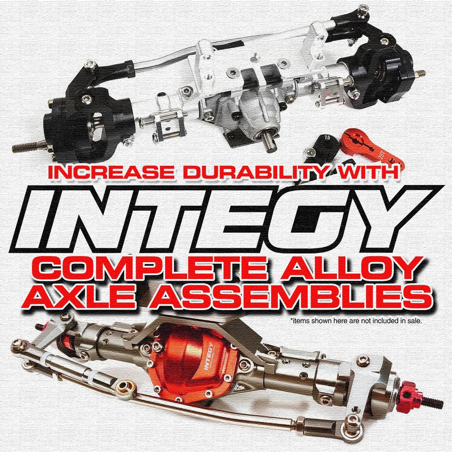 Integy RC Model OBM-1443BLUE Alloy 90mm Piggyback Shock (2) w/Rebound Adjust for SCX-10, SCX10 II, SCX10 III