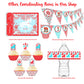 Circus Carnival Happy Birthday Banner Pennant