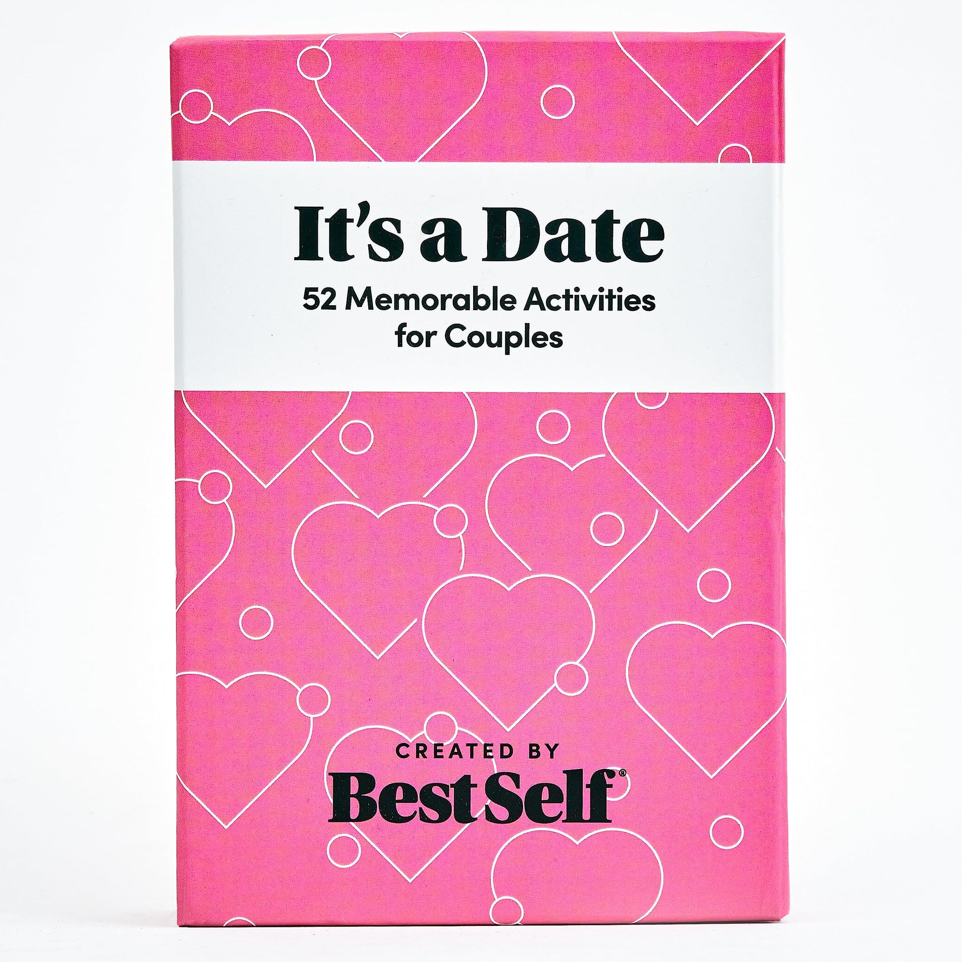 BestSelf Its A Date - 52 Memorable Date Ideas for Couples - A Fun Date Night Card Game to Add to Your Couples Games Collection.
