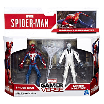 Marvel Gamerverse Spider-Man and Mister Negative limited availability Action Figure 2 Pack