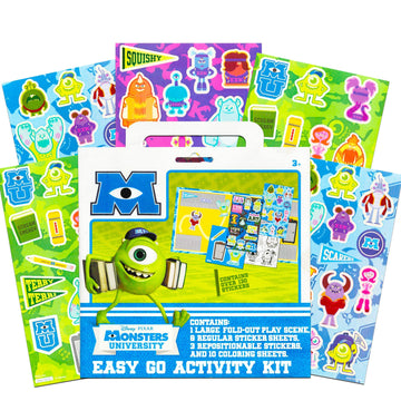 Monsters Inc Stickers Party Favors Activity Set - 150 Monsters Inc Stickers And 50 Temporary Tattoos (Monsters Inc Party Supplie