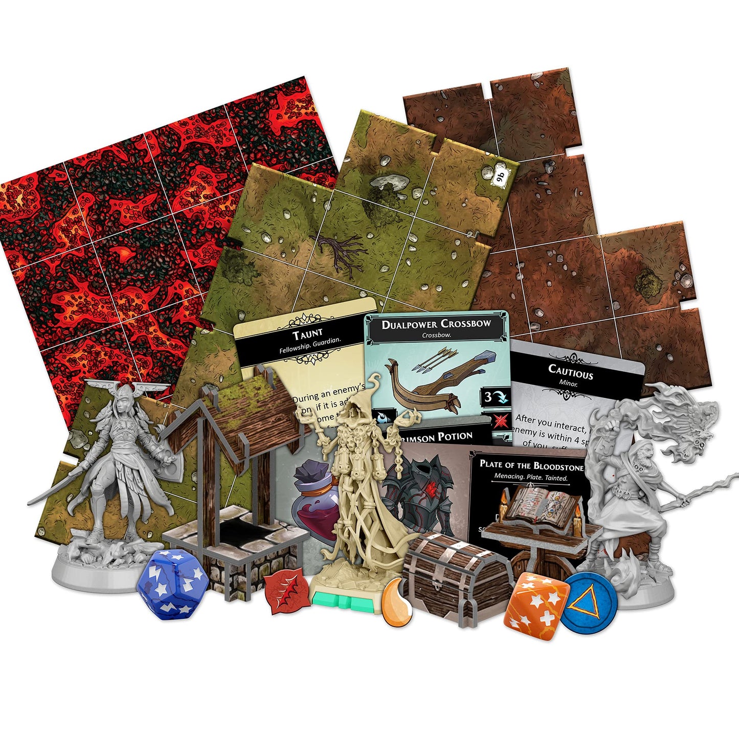 Fantasy Flight Games Descent: Legends of the Dark - Cooperative Board Game, 1-4 Players, Ages 14+, Core Game, Multicolor, FFGDLE01