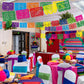 54 FT Cinco De Mayo Decorations, 3 Pack Mexican Party Banner, Plastic Fiesta Banner Colorful Papel Picado Hanging Banner String