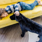 Melissa & Doug Giant Black Lab Stuffed Animal, 77.47 cm, Soft Polyester, Lifelike Design, Multi-color, Model 2117