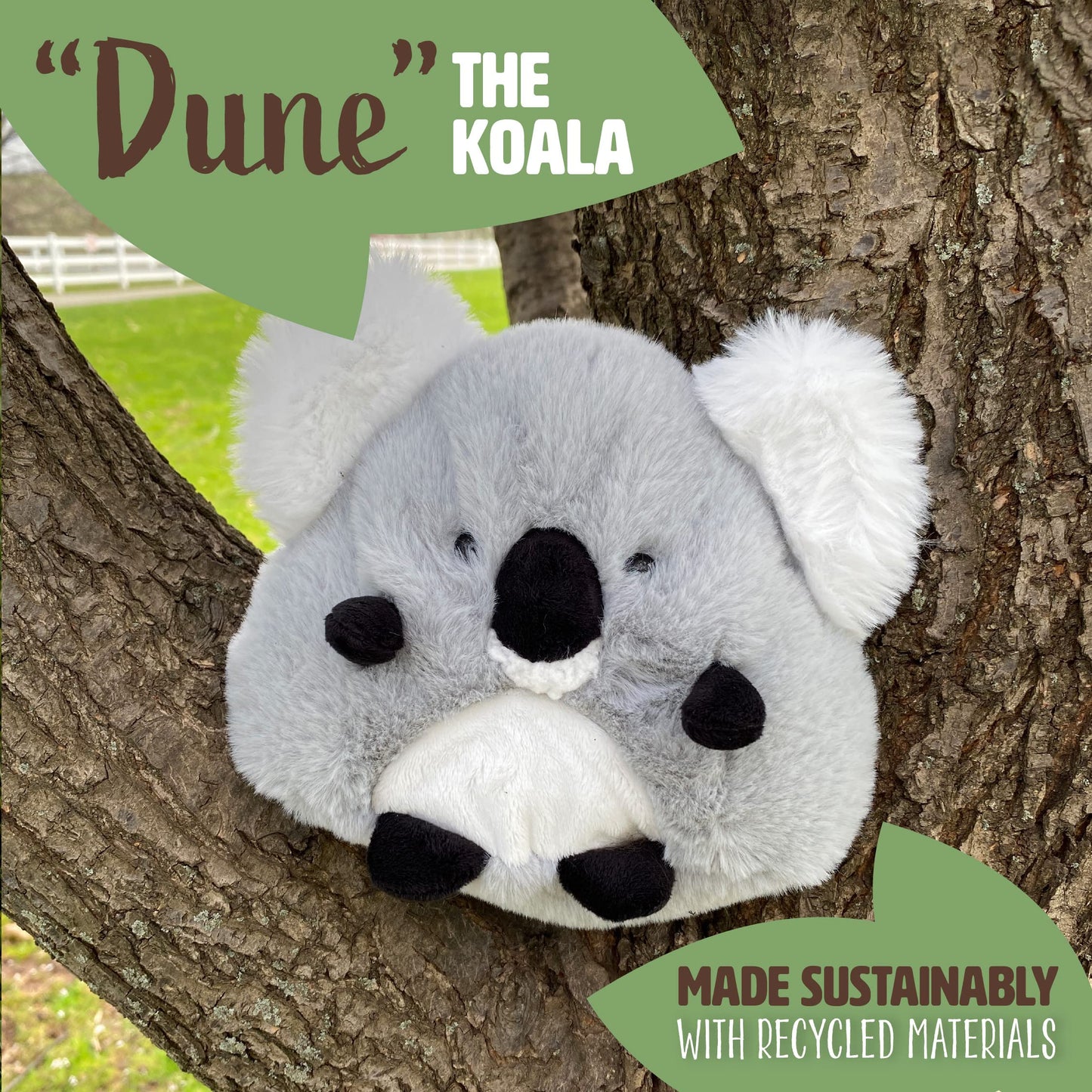 Kids Preferred Sustain A-Mals Dune The Koala Stuffed Animal Plush, Made With Recycled Materials