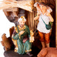 Brubaker Christmas Real Life Nativity Scene Set - Holiday Decoration - Stable With 11 Resin Figurines (Not Re-Arrangeable) - Designed In Germany