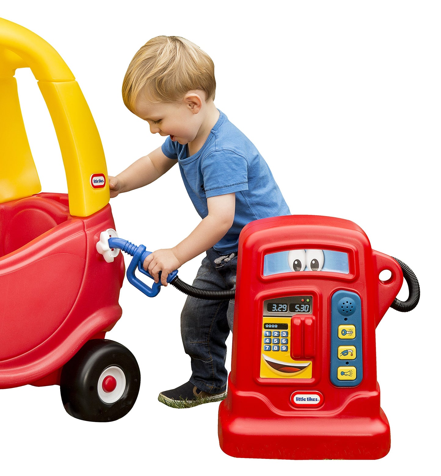 Little Tikes Cozy Pumper, Multi, Plastic, 13.5" x 8.5" x 17.5", Model 619991E3