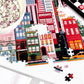 Kate Spade New York 500 Piece Puzzle, 22"x22", Paper, City That Never Sleeps, Model KS226830, Includes Storage Box