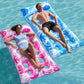 Sloosh 2-Pack Inflatable Pool Floats Mat - Xl Floaties Adults Size With Headrest, Sun Tanning Raft Lake Beach Swimming Party Poo
