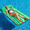 PARENTSWELL Oversized Pool Float - 72" x 36", Fabric-Covered Lounge Chair, Purple Stripes, Inflatable, Model PN0010102