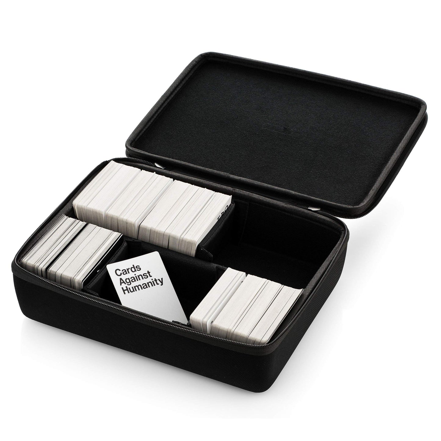 caseling Card Game Case - Fits Cards Against Humanity, Holds 1650 Cards, Black, EVA Material, Model: DoubleCardCaseUPDATE