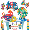 Gift Equals Love Gelmag Magnetic Blocks - 66 Pcs Of Magnetic Building Blocks, Constructing And Creative Learning Educational Nex