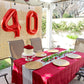 Number Balloon 40 Inch Red 4 Balloon, New Years 2024 Graduation Decorations, Number 4 14 24 40 44 45 Large Balloon Birthday Part