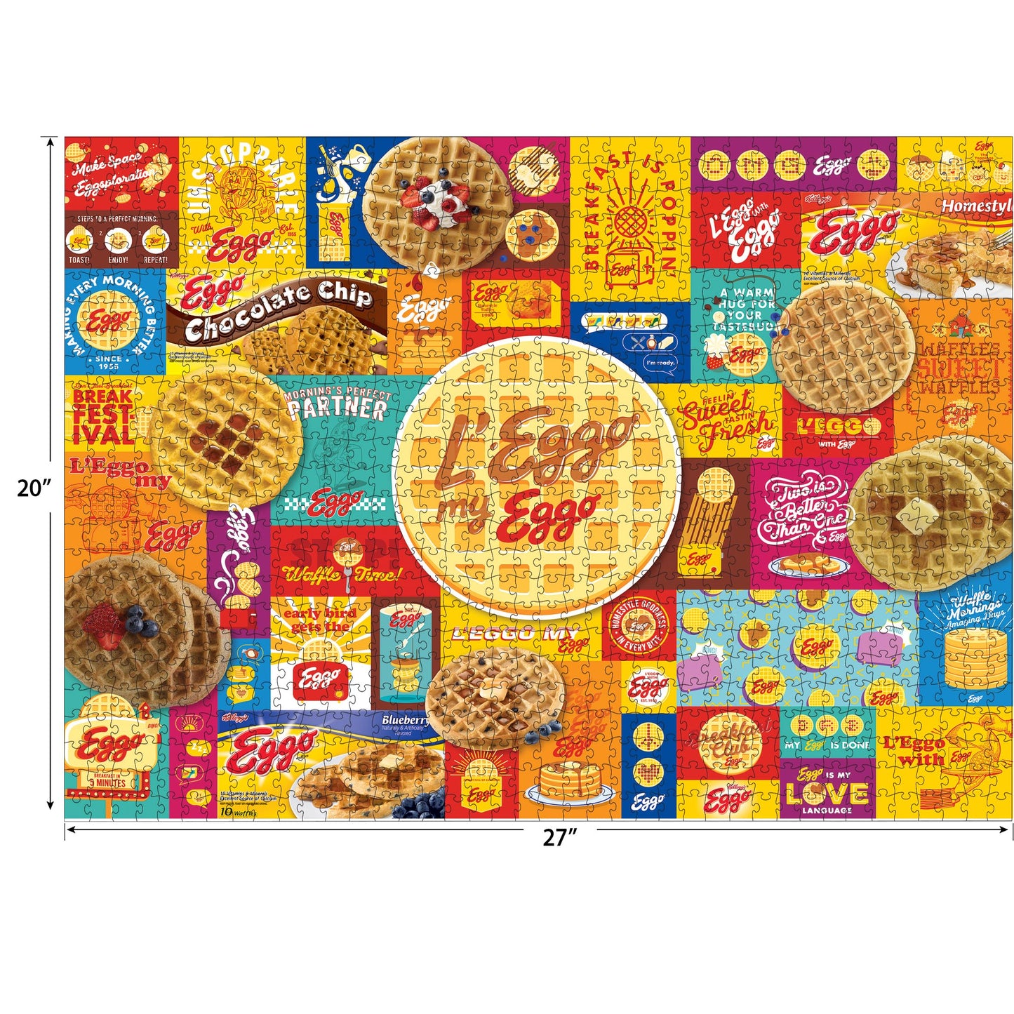 Roseart - Kellogg'S - Leggo My Eggo - 1000 Piece Jigsaw Puzzles For Adults