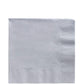 Amscan Big Party Pack Luncheon Napkins, 6.5 x 6.5, Silver