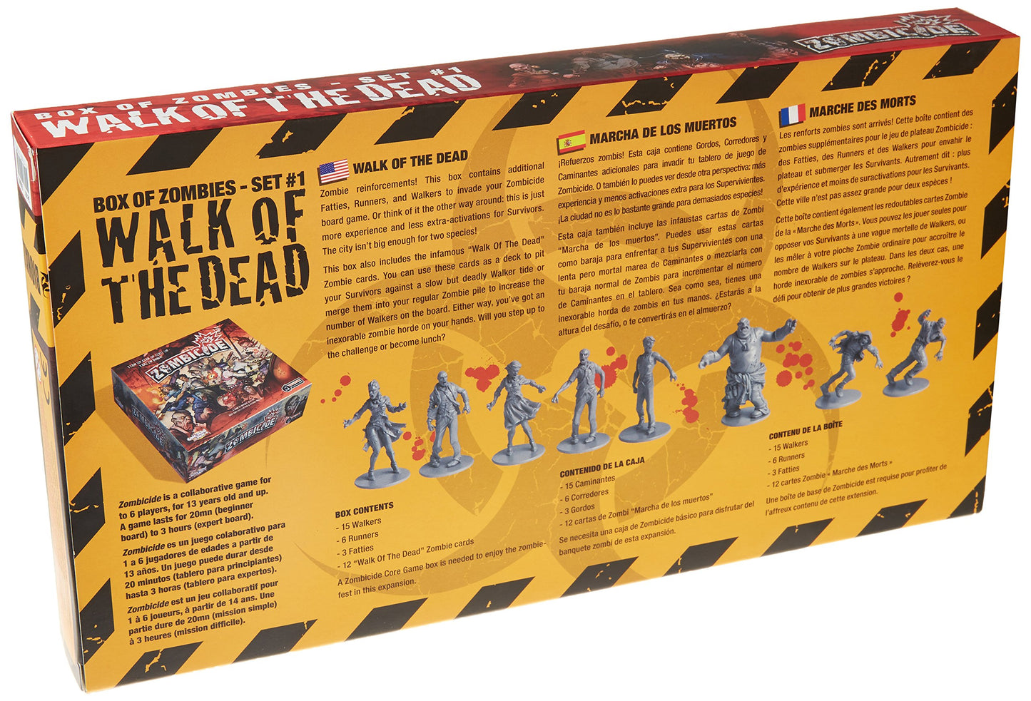 Cmon Zombicide: Box Of Zombies - Set #1: Walk Of The Dead - Expand Your Undead Horde! Cooperative Strategy Game With Tabletop Mi